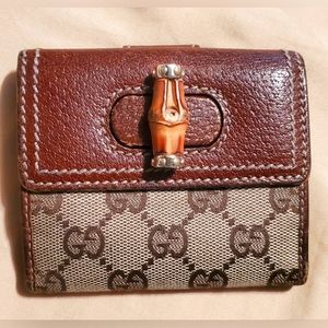 GUCCI VINTAGE BAMBOO WALLET
